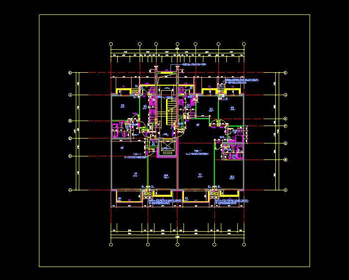 农家小型别墅设计CAD建筑图6