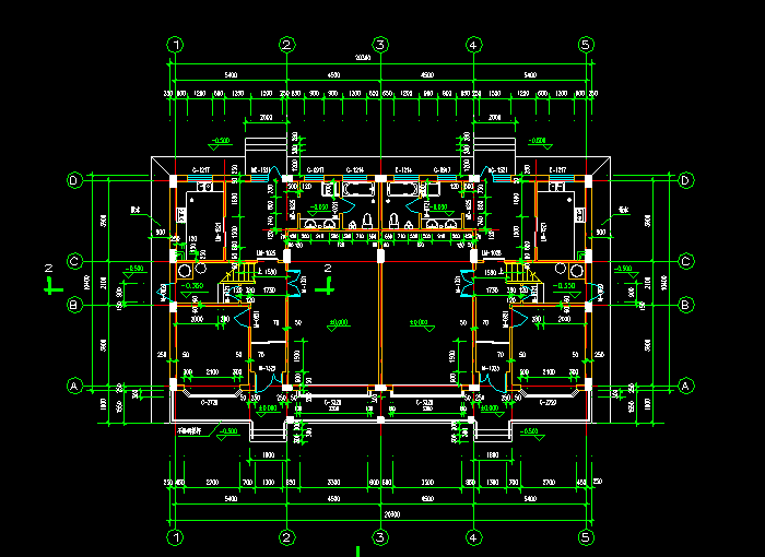 别墅全套CAD设计建筑图4