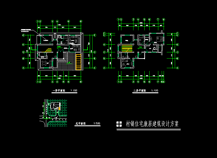 别墅全套CAD设计建筑图5