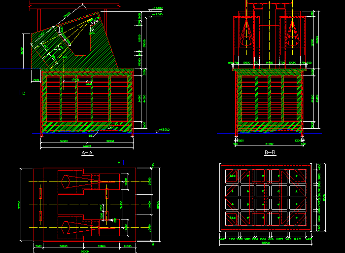 南汊桥全套CAD建筑施工图4