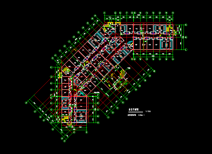 综合楼CAD设计建筑图纸2