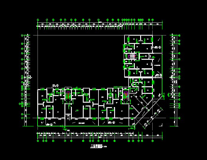 三室二厅自建房设计CAD施工图2