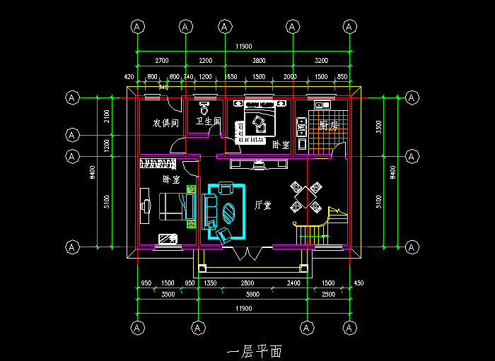 小别墅全套建筑设计图纸3