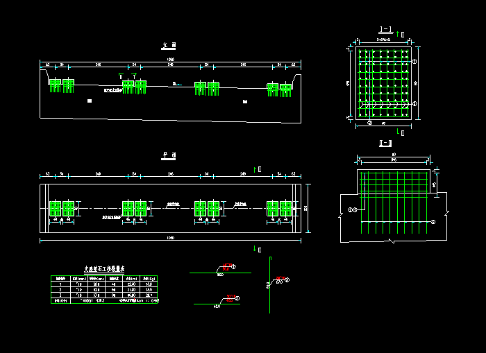大桥箱梁承台钢筋CAD设计图纸4