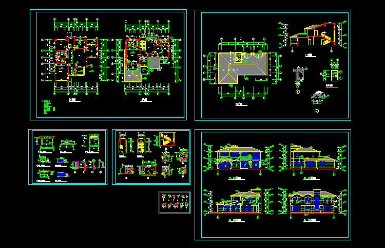 别墅设计施工图5