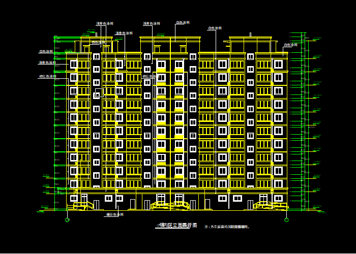 高楼建筑设计施工图纸分享