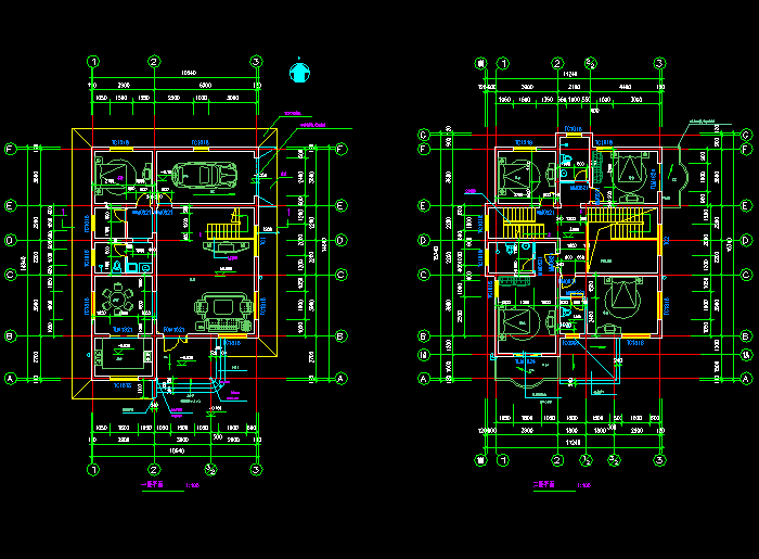 宾馆别墅建筑施工图纸5