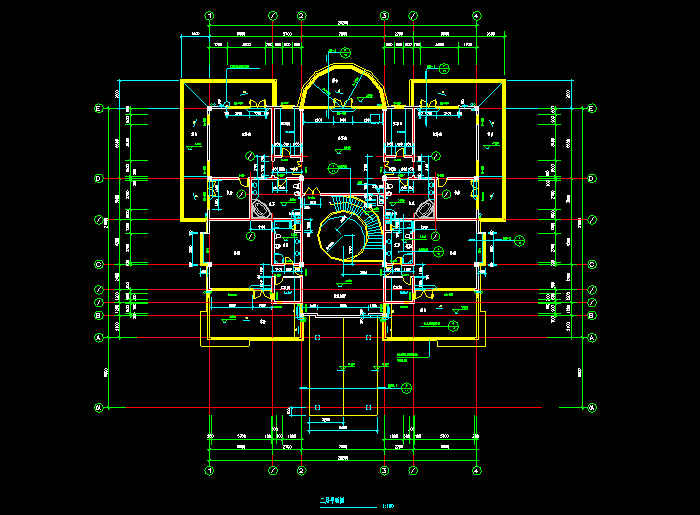 宾馆别墅建筑施工图纸6