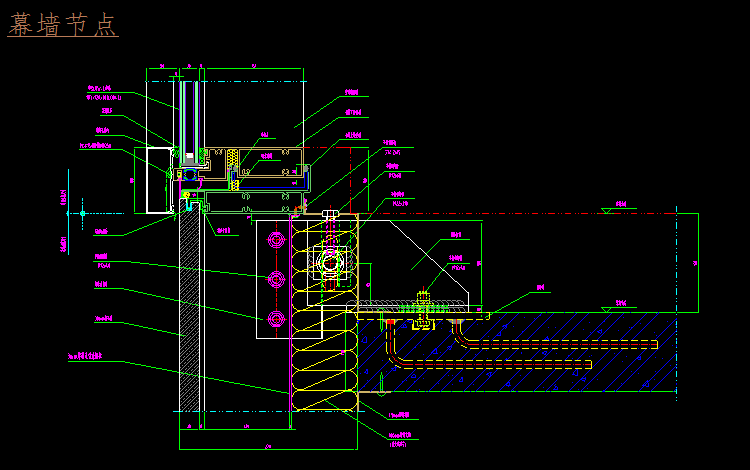幕墙节点