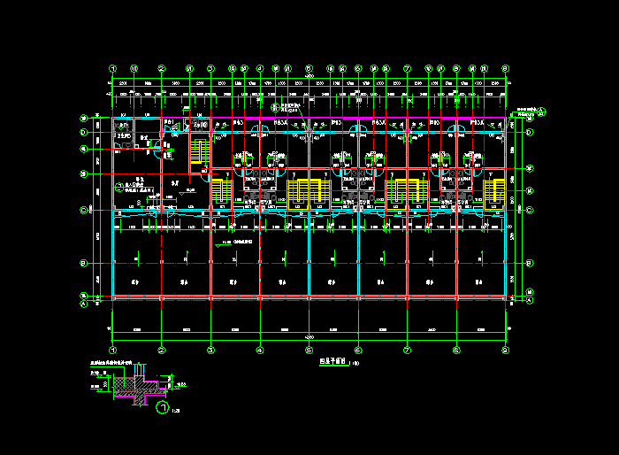 商业综合楼CAD建筑施工图3