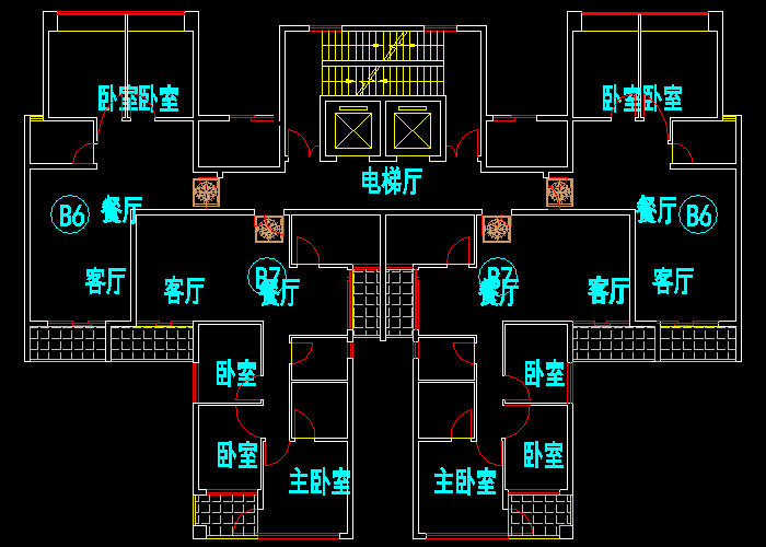 天健中心区住宅项目设计施工图