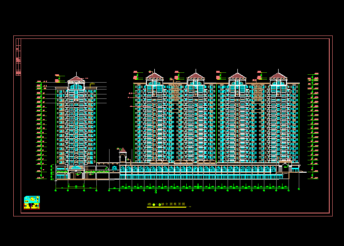 南方某高层住宅小区建筑施工图