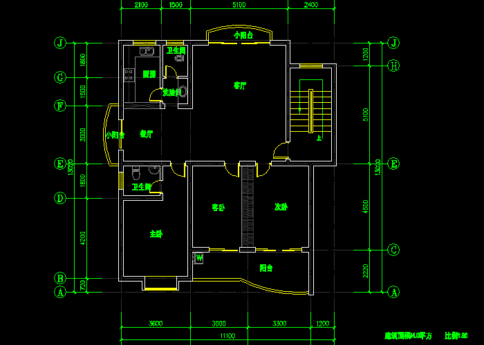 长沙市房地产开发公司建筑施工图