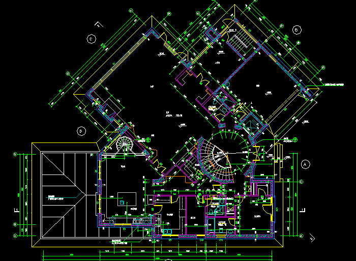 别墅建筑结构施工图纸2