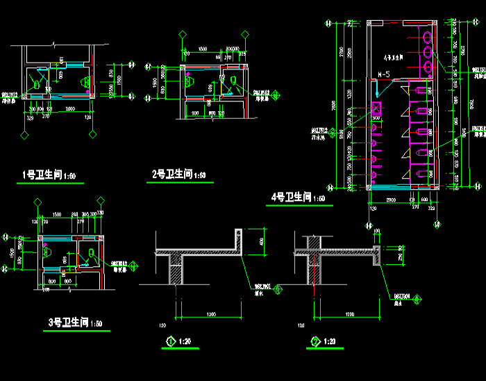 学生宿舍建筑施工图