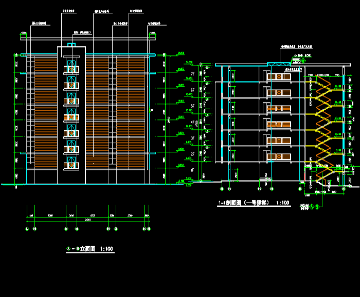 学生宿舍建筑施工图