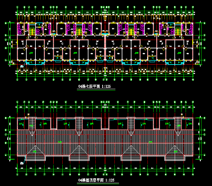 学生宿舍建筑施工图