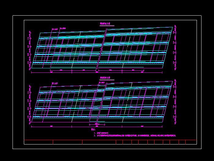 茶园子大桥连续钢筋构造CAD施工图3