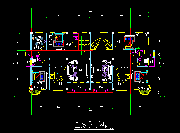 花园别墅建筑施工图纸5