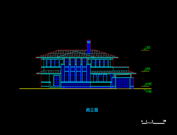 现代别墅方案CAD设计施工图