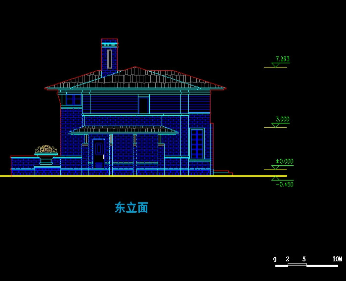 现代别墅方案CAD设计施工图