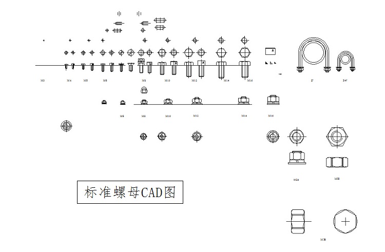 标准螺母