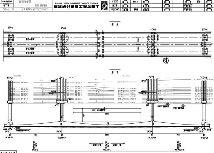 大桥施工建筑设计图纸2
